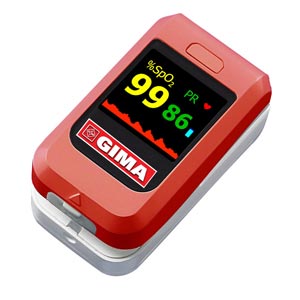 dito Oxy-10 con indice di perfusione, allarmi e connessione wireless