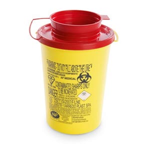 Contenedor para residuos - línea PBS - 0,6 L - 10uds.