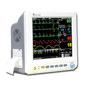 UP7000 - SpO2+ NIBP, TEMP, RESP, Ecg 7 derivazioni