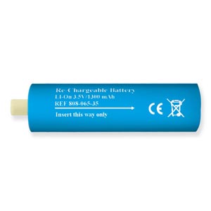 ricaricabile Li-Ion per Visio 2000 F.O. e manico F.O. LED 3,5 V e Xenon/alogeno 3,5V