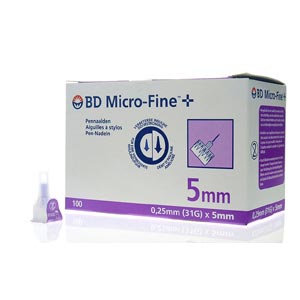 Agujas BD Micro-Fine™+ - 31G x 5 mm