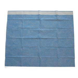 Teli chirurgici TNT monouso sterile biaccoppiato con lato adesivo - 50 x 50 cm