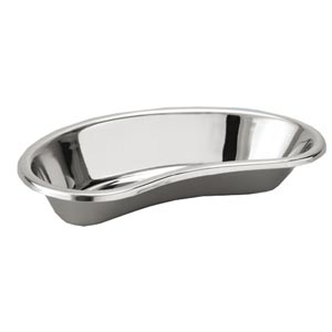 Bacinella reniforme in inox linea economica 