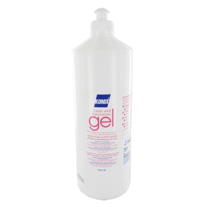 Gel cosmetico Konix per laser e cavitazione - flacone da 1 litro