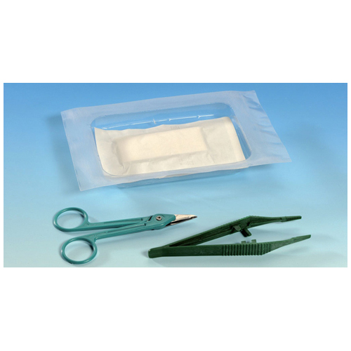 Kit de remoção sutura 1 descartável estéril