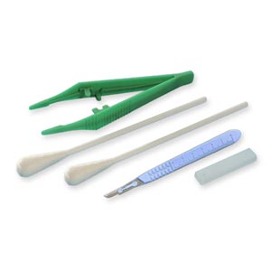 Kit de remoção sutura 2 descartável estéril