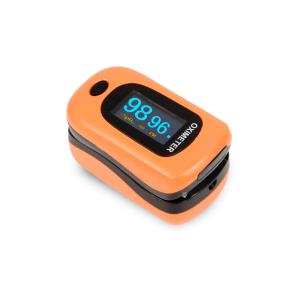 Oxímetro de dedo Oxy-4 - índice de perfusão e alarmes - Laranja