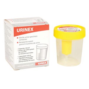 Contenitore per le urine Plus sterile - 120 ml con tappo a vite
