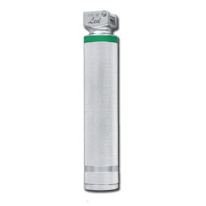 Mango para laringoscopio Gima Green F.O. LED de metal recargable de 2,5 V - adulto