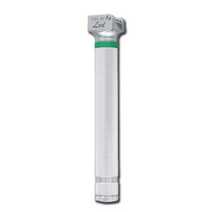 Manico per laringoscopio Gima Green F.O. LED in metallo ricaricabile 2,5 V - pediatrico 