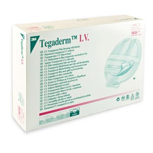 3M™ Tegaderm™ I.V. 1635 Apósito transparente con borde - 8,5 × 10,5 cm