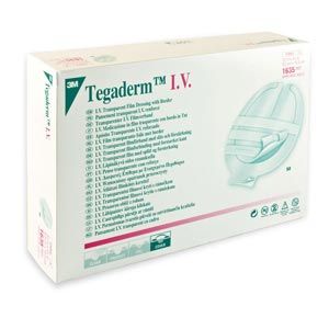 3M™ Tegaderm™ I.V. sterile - 8,5 x 10,5 cm, Medicazione trasparente con bordo - 1635