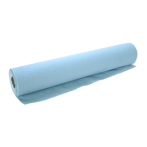 Lenzuolino politenato goffrato - 50 cm - 50 m - azzurro - 1 rotolo