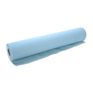 Rollo de papel para camillas polietileno gofrado azul claro