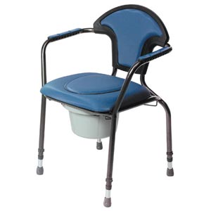 Chaise percée confort à hauteur réglable