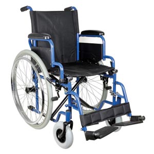 Carrozzina ad autospinta Oxford Plus con ruote solide - seduta  46 cm