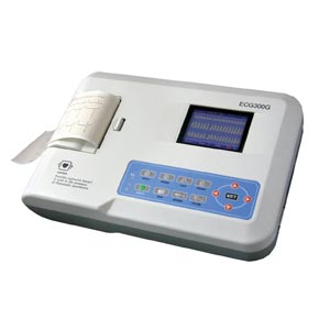 Électrocardiographe CONTEC 300G - 12 dérivations, 3 pistes, avec moniteur