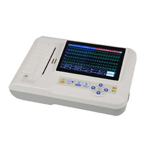 Électrocardiographe CONTEC 600G - 12 dérivations, 6 pistes, avec moniteur
