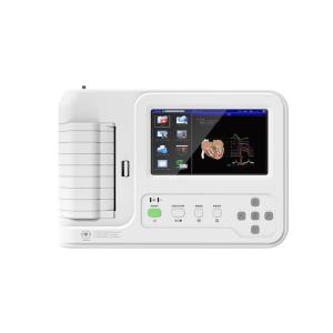 Contec 600G - elettrocardiografo 12 derivazioni, 3/6 canali, interpretativo, con display