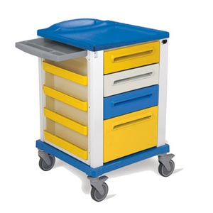 Carrello in tecnopolimero Basic small - 4 cassetti