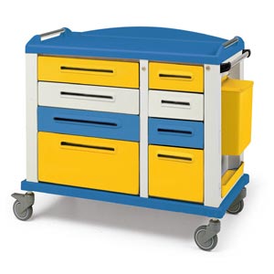 Carrello in tecnopolimero Basic Large - 8 cassetti
