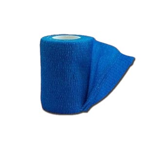 Vendas cohesivas elásticas en TNT - 4.5 m x 7.5 cm - Azul