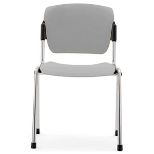 Silla apilable - gris