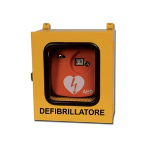 metallo per defibrillatori con sistema di termoregolazione e allarme - uso esterno