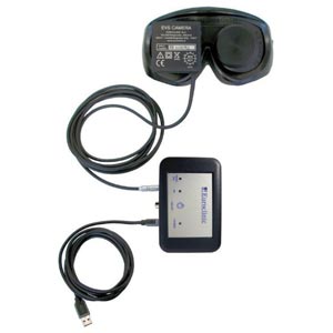 Videonistagmoscopio USB mód. VNYUS ED610 - máscara, telecamera IR y clave USB