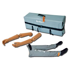 Set completo di braccia, gambe, pantaloni e borsa per Air Way Man