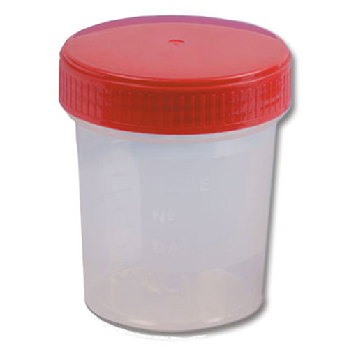 Frasco para urina 120 ml 250 unid. estéril