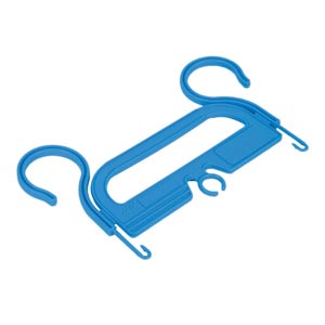 Pega para saco de urina - azul