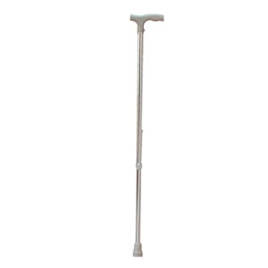 Aluminium walking stick - silver colour