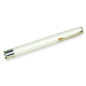 Lampe stylo LED Nova en plastique - blanche