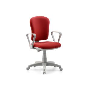 Silla Varese de tela con brazos - roja
