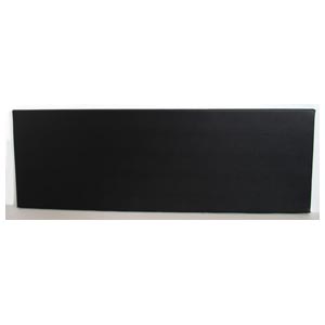 Matelas - skaï noir 3 cm d'épaisseur en matériau