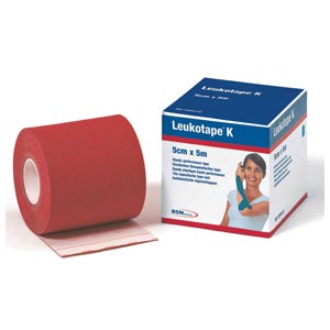 Tape neuromuscular Leukotape® - rojo