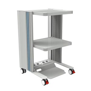 Carrello Easy elettrificato - 2 ripiani + base