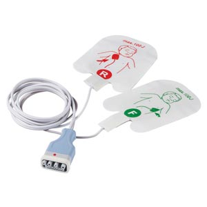 Placas pediátricas para desfibrilhadores Primedic - de s/n 739xxxxxxx