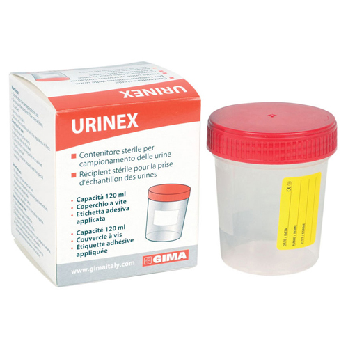 Acquista Contenitore per le urine Plus sterile - 120 ml con tappo a vite  rosso, Doctor Shop