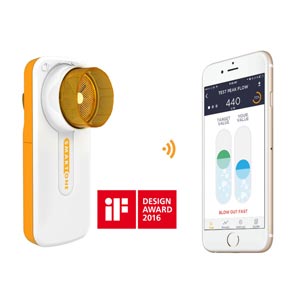 Débitmètre de pointe et VEMS MIR Smart One® - connectable à smartphone et tablette