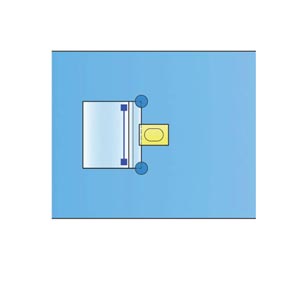 Telino per chirurgia oftalmica - sterile - 80×100 cm