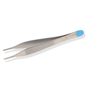 Pinça anatómica Adson descartável reta - 12 cm