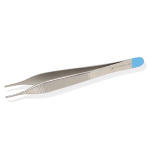 Pinza chirurgica monouso Adson retta - 12 cm 1x2 denti