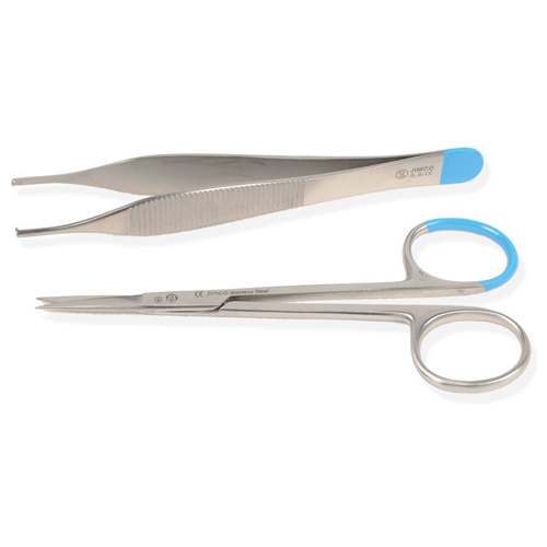 Kit strumenti per rimozione sutura monouso sterile