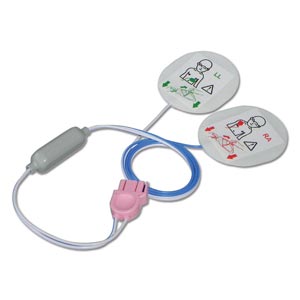 Placas pediátricas descartáveis para Desfibrilhadores Medtronic-Physiocontrol