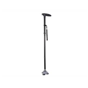 Bastone antiscivolo con luce - nero
