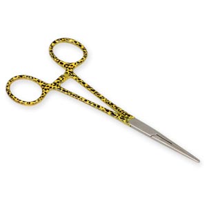 Pinza arteria in acciaio fantasia leopardata - 16 cm