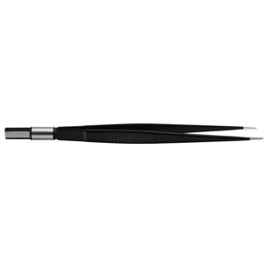 Pinça antiaderente bipolar reta 1 mm 15 cm