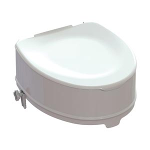 Rialzo WC Ares con coperchio - 14 cm